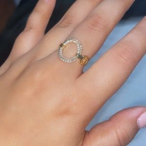 18k gold plating LUX RING OS